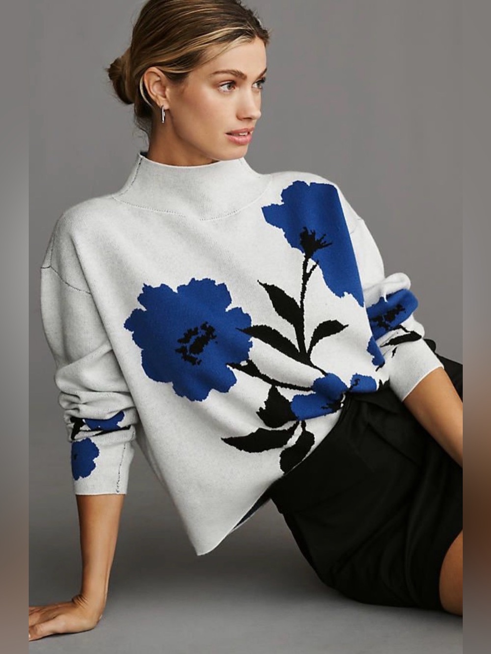 MAEVE by Anthropologie Carys Mock Neck Sweater - Medium - Picture 1 of 7